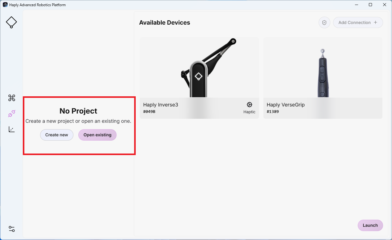 harp_CreateNewProject